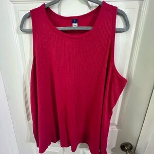 Vibrant Pink Sleeveless Top